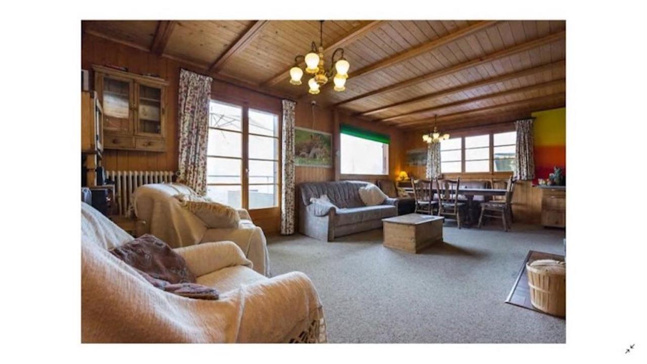 Chalet Traditionnel Avec Jacuzzi Exterieur Bex Bagian luar foto
