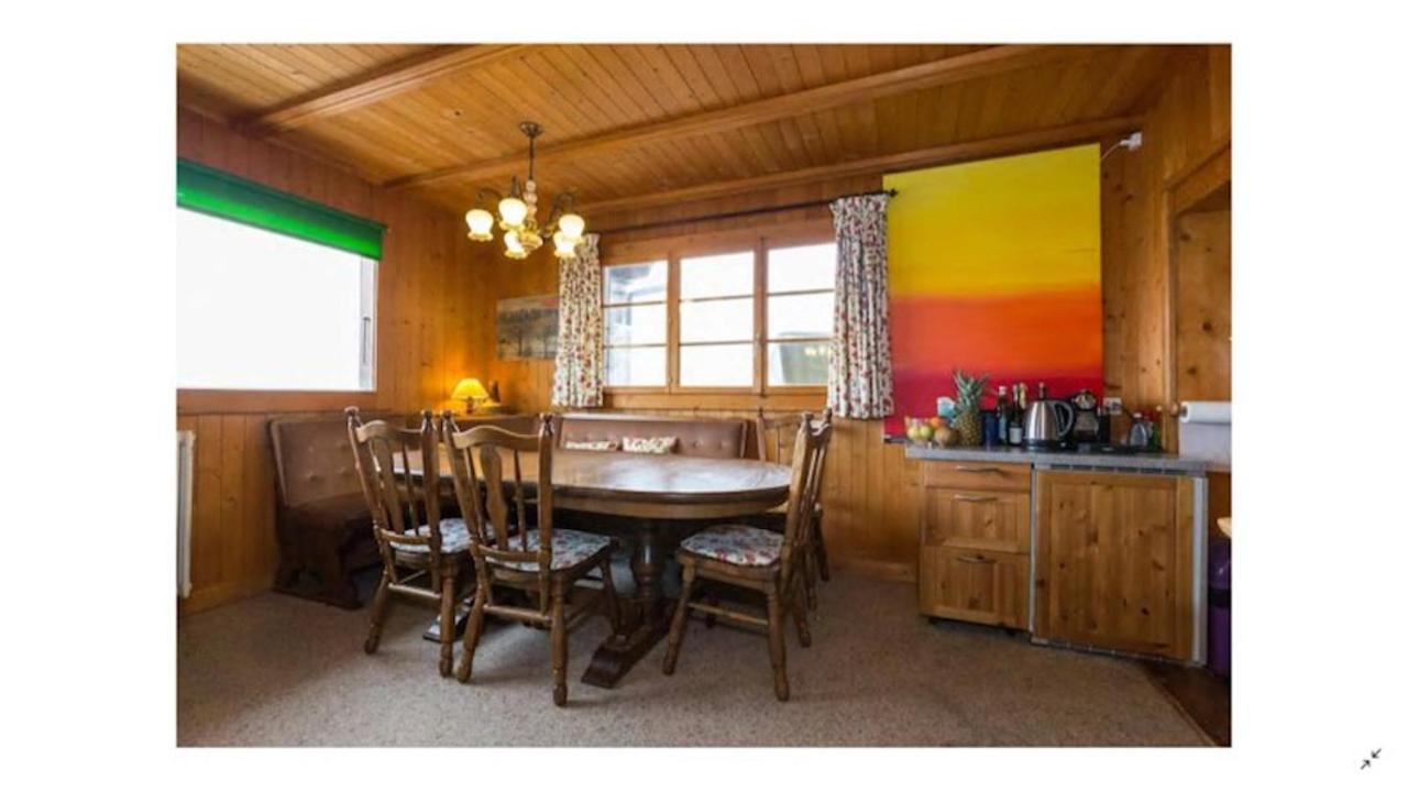Chalet Traditionnel Avec Jacuzzi Exterieur Bex Bagian luar foto