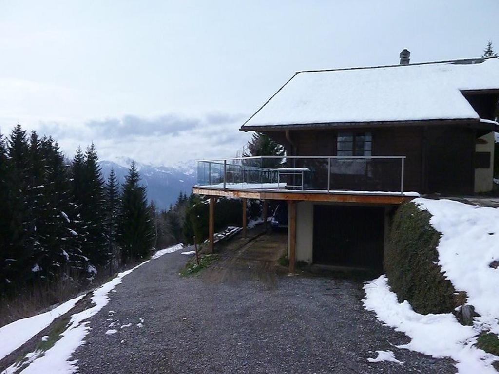 Chalet Traditionnel Avec Jacuzzi Exterieur Bex Bagian luar foto