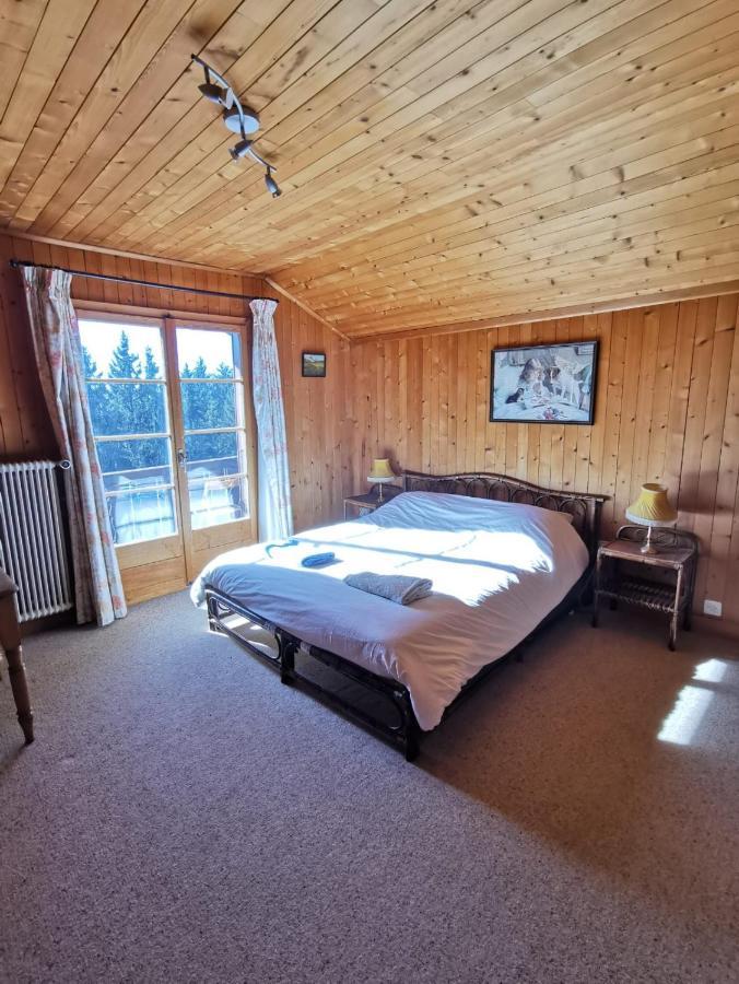 Chalet Traditionnel Avec Jacuzzi Exterieur Bex Bagian luar foto